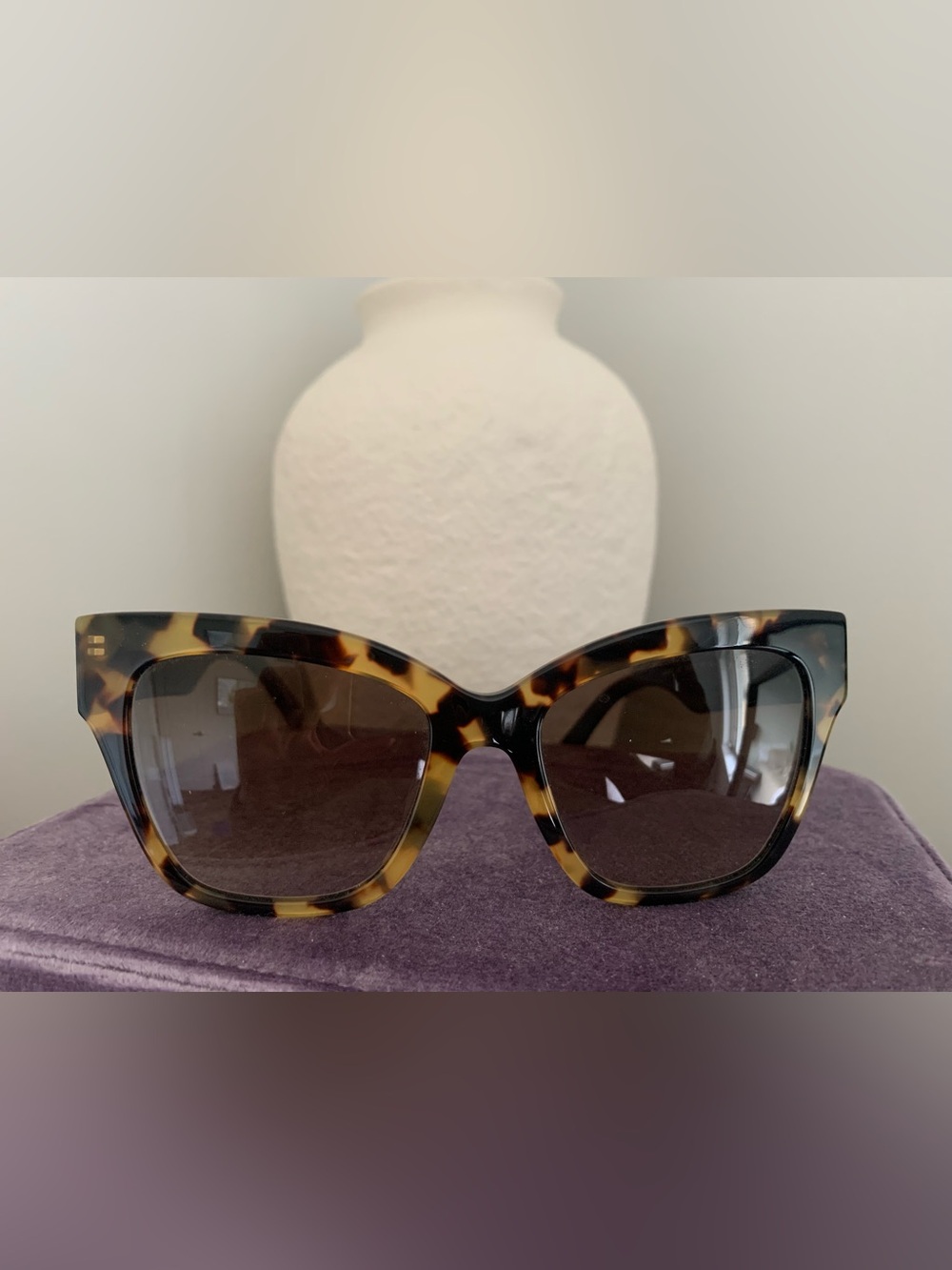 Longchamp Tortoiseshell Cat Eye Sunglasses - Brown Lenses LO650s